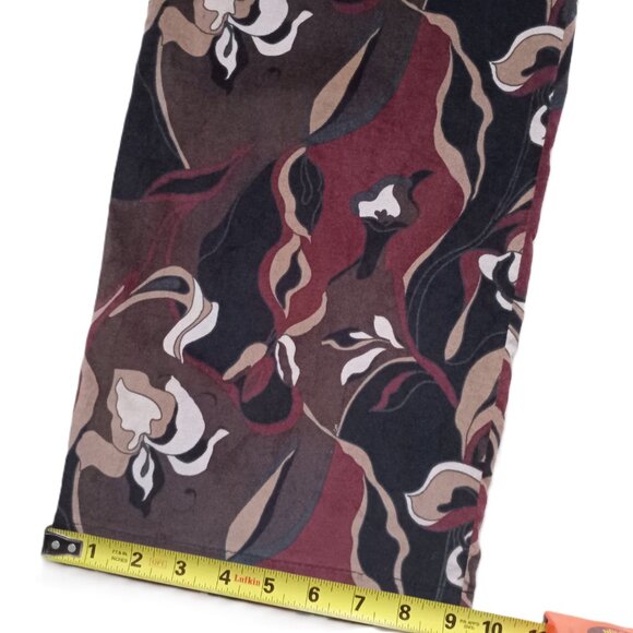 Citizen Women's HiRise Wide Leg Pants Floral Fall Psychedelic Look Artsy Size XS - Picture 7 of 8